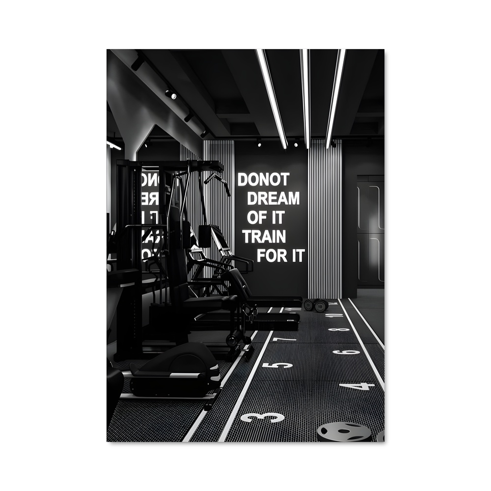 Poster Combat Noir
